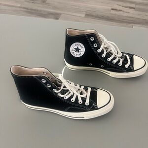 New Black High Top Converse